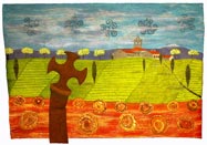 Allison Doherty:  Hayfield with Crooked Cross
